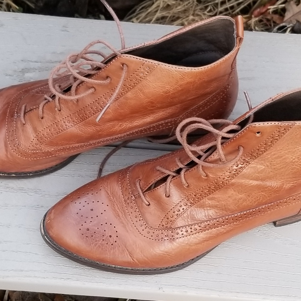 Ankle boot leather women's size 8.5
